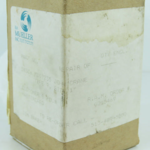 Mueller M107235 John Crane Chemlon Shaft Seal Type 9 Size 1"