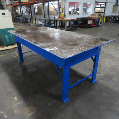 48" x 96" Steel Top Work Bench Assembly Welding Table 36" Tall (New Paint)