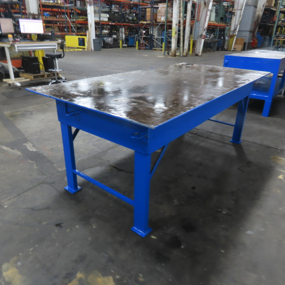 48" x 96" Steel Top Work Bench Assembly Welding Table 36" Tall (New Paint)