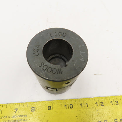 TB Woods L100 1-1/4" x 1-1/4" Flexible Jaw Coupling