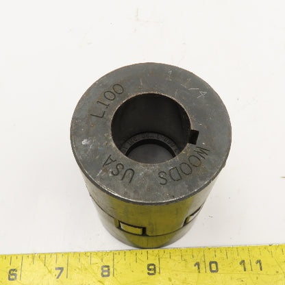 TB Woods L100 1-1/4" x 1-1/4" Flexible Jaw Coupling