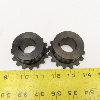 Powerdrive C4016X 1 1" Bore Chain Coupling Sprocket Lot Of 2