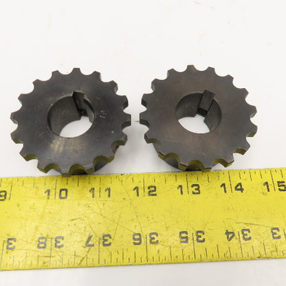 Powerdrive C4016X 1 1" Bore Chain Coupling Sprocket Lot Of 2