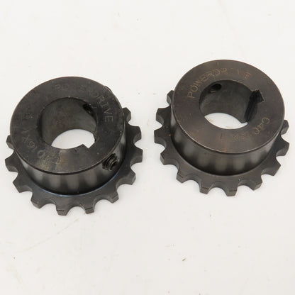 Powerdrive C4016X 1 1" Bore Chain Coupling Sprocket Lot Of 2