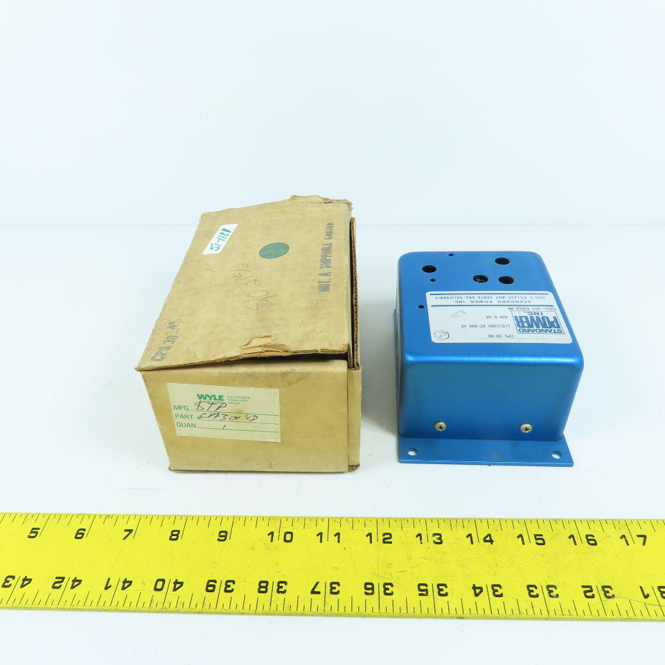 Standard Power Inc. CPS30-48 48V 0.6A Power Supply 115/230V 47-440HZ Input