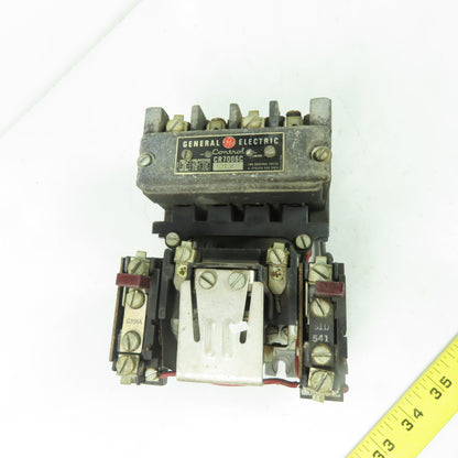 General Electric 101JL CR7006C Size 1 Motor Starter Contactor 1.5-7.5HP 600V