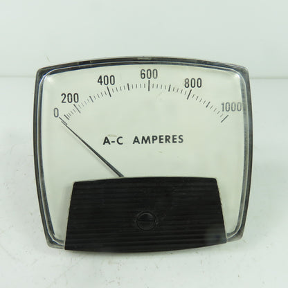 General Electric 250439LSZZ Panel Meter 0-1000 A-C Amperes