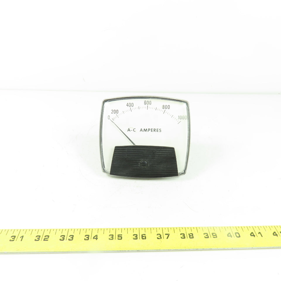 General Electric 250439LSZZ Panel Meter 0-1000 A-C Amperes