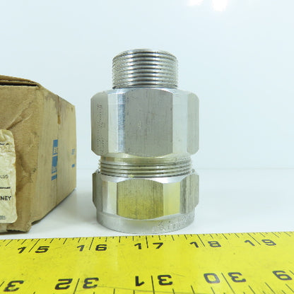 O-Z Gedney JMC125163 MC Cable Connector Fitting 1-1/4"