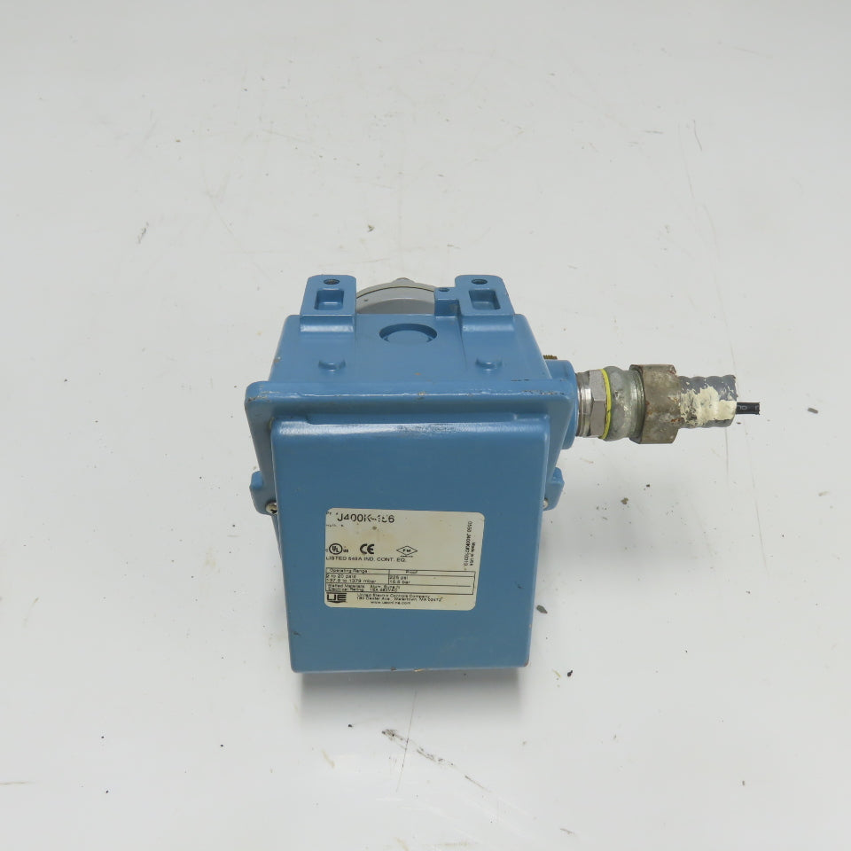 United Electric J400K-456 Differential Pressure Switch 15A 480VAC 225PSI