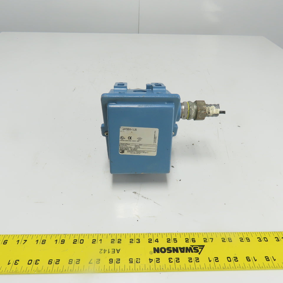 United Electric J400K-456 Differential Pressure Switch 15A 480VAC 225PSI