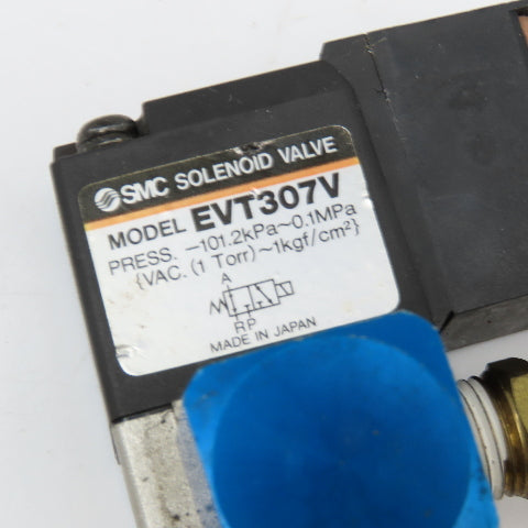SMC EVT307V 2 Way Solenoid Valve 1/4" NPT
