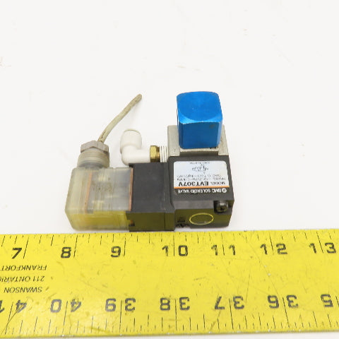 SMC EVT307V 2 Way Solenoid Valve 1/4" NPT
