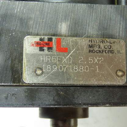 Hydro-Line HR5FND Double End/Action Hydraulic Cylinder 2.5" Bore 2" Stroke