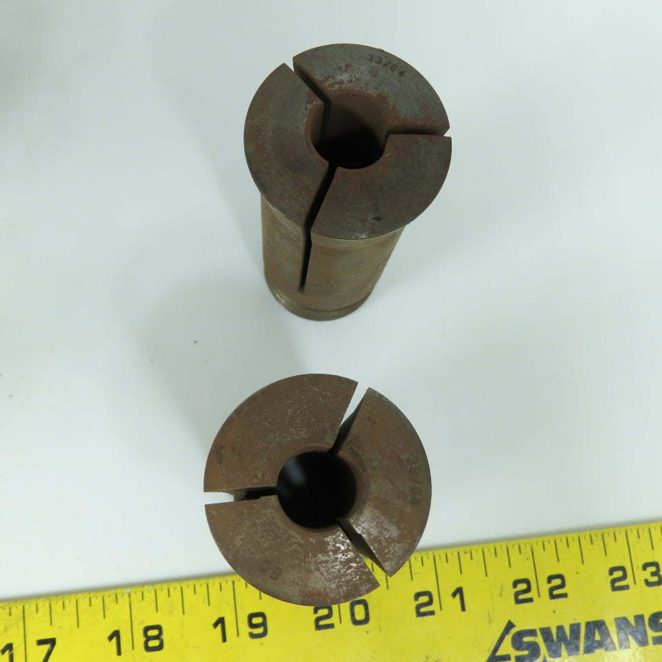 Hardinge Sutton 5C Round Collet Chuck Tool Holders 33/64 35/64" Lot Of 7