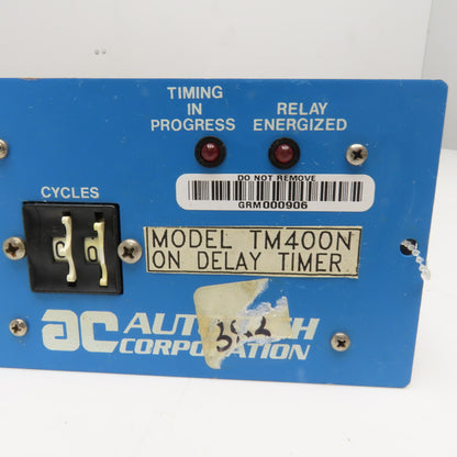 Autotech Corp. TM400N On Delay Timer