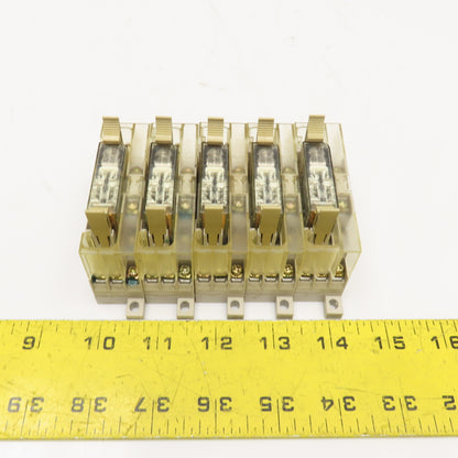 Omron G7SA-3A1B P7SA-10F-ND 24VDC Relay Module & Socket Base Lot Of 5