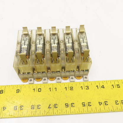 Omron G7SA-3A1B P7SA-10F-ND 24VDC Relay Module & Socket Base Lot Of 5