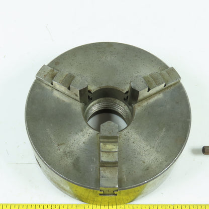 Kalamazoo 6612 5" OD 3-Jaw Self Centering Lathe Scroll Chuck 1-1/2"-8 Mount