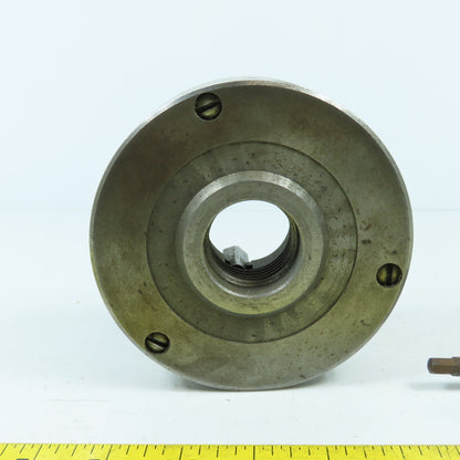 Kalamazoo 6612 5" OD 3-Jaw Self Centering Lathe Scroll Chuck 1-1/2"-8 Mount