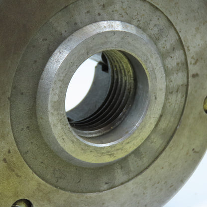 Kalamazoo 6612 5" OD 3-Jaw Self Centering Lathe Scroll Chuck 1-1/2"-8 Mount