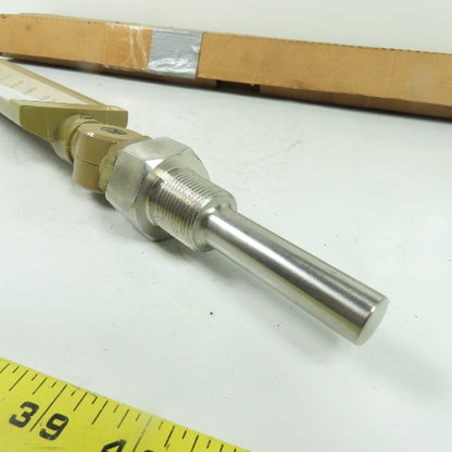 Weksler AA5H9 Adjust Angle Industrial Thermometer 9" Case 3-1/2" Stem 50-400°F