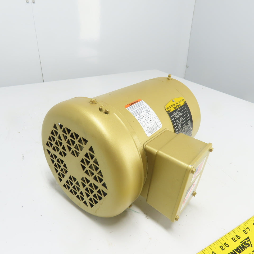Baldor VEM3546T Super-E 1HP Electric Motor 3Ph 230/460V 143TC Frame