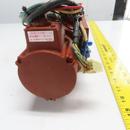 Yaskawa USASEM-18YR23 1.54KW AC Servo Motor 7.35Nm 2000RPM 11.4A W/ Encoder