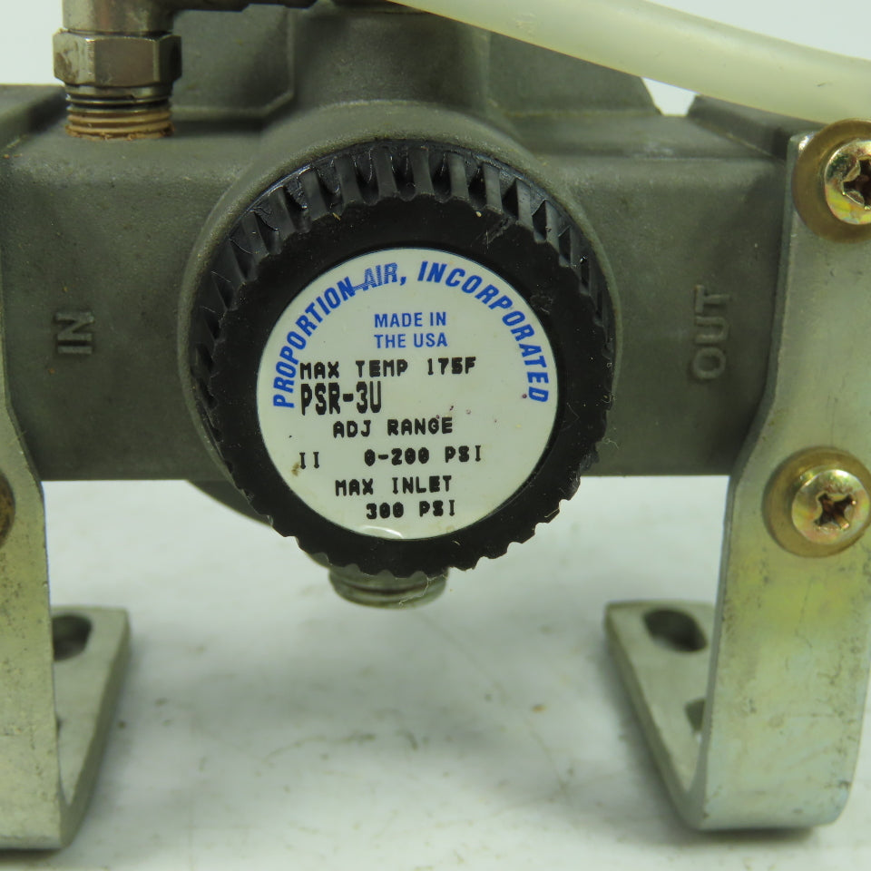 Proportion Air PSR-3U Pneumatic Pressure Regulator 300PSI 1/2" NPT