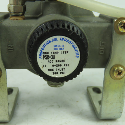 Proportion Air PSR-3U Pneumatic Pressure Regulator 300PSI 1/2" NPT
