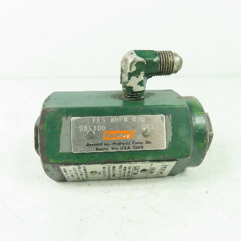 Racine FF5 NHPN 02S Air Bleed Valve 985100