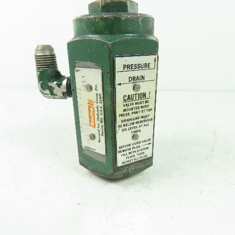 Racine FF5 NHPN 02S Air Bleed Valve 985100