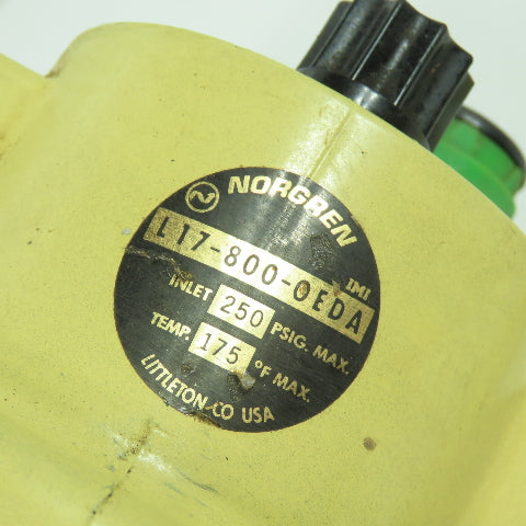 Norgren L17-800-0EDA Lubricator 250PSIG Inlet 175°F Max 1" NPT