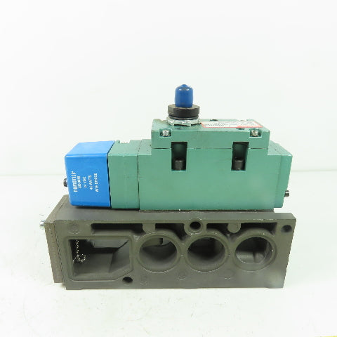 Numatics A13BA415RT47R Pneumatic Solenoid Valve 150PSIG 24VDC Coil W/ Manifold