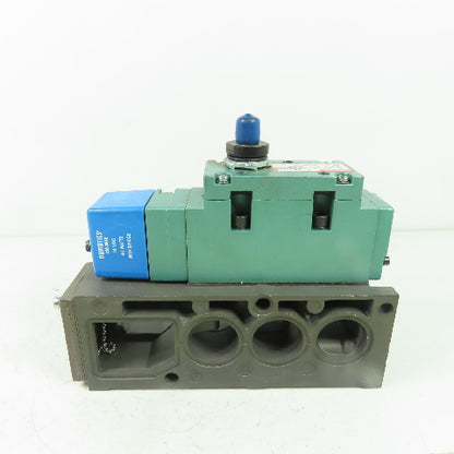 Numatics A13BA415RT47R Pneumatic Solenoid Valve 150PSIG 24VDC Coil W/ Manifold