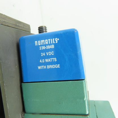 Numatics A13BA415RT47R Pneumatic Solenoid Valve 150PSIG 24VDC Coil W/ Manifold
