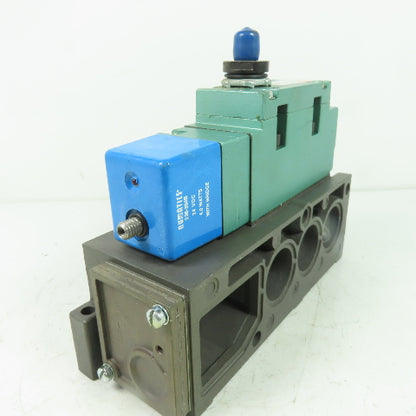 Numatics A13BA415RT47R Pneumatic Solenoid Valve 150PSIG 24VDC Coil W/ Manifold