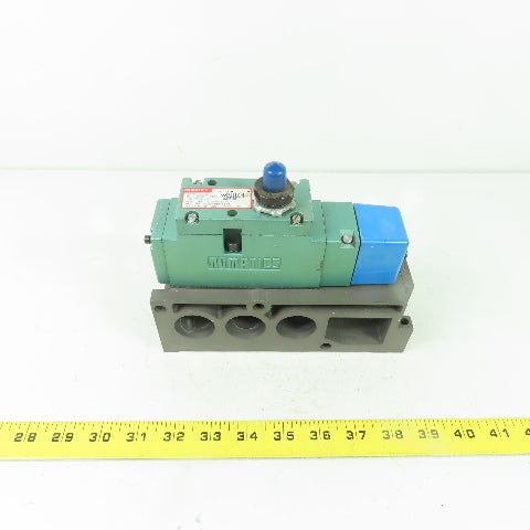 Numatics A13BA415RT47R Pneumatic Solenoid Valve 150PSIG 24VDC Coil W/ Manifold