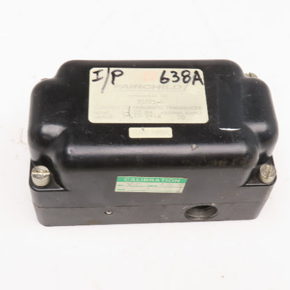Fairchild T5221-4 Electric To Pneumatic Transducer 4-20mA 3-15PSIG 1/4" NPT