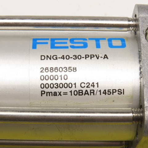 Festo DNG-40-30-PPV-A 40mm Bore 30mm Stroke Double Acting Air Cylinder