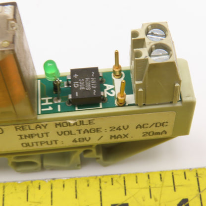 Shrack WRS-REL-1S-48V 20M 80.010.0007.0 24V AC/DC Input Module