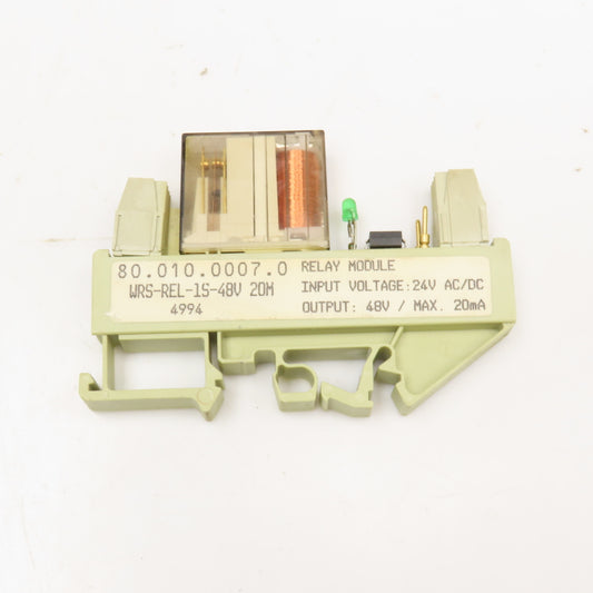 Shrack WRS-REL-1S-48V 20M 80.010.0007.0 24V AC/DC Input Module