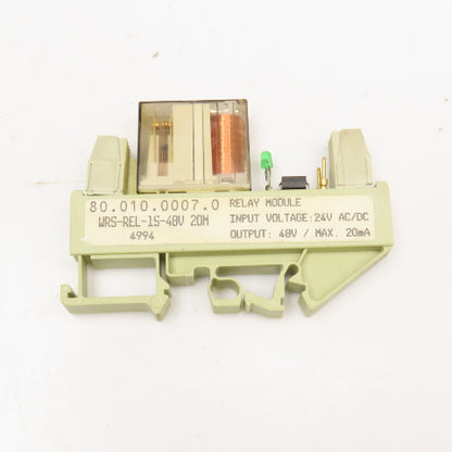 Shrack WRS-REL-1S-48V 20M 80.010.0007.0 24V AC/DC Input Module