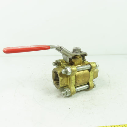 Watts Type 6800 3/4" Brass Ball Valve SELC 175PSI
