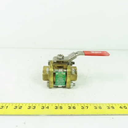 Watts Type 6800 3/4" Brass Ball Valve SELC 175PSI