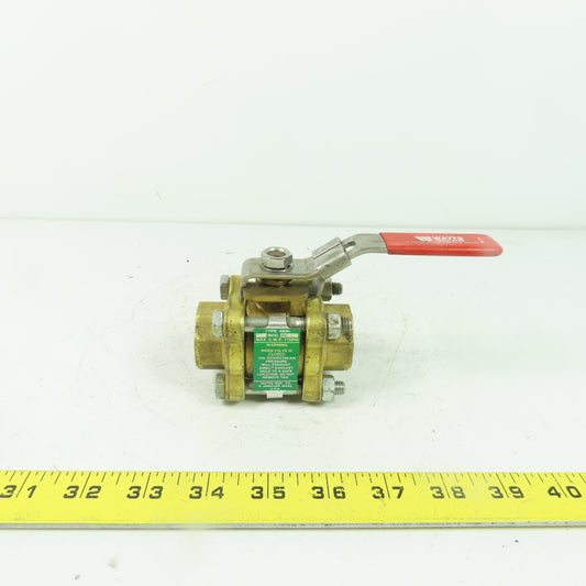 Watts Type 6800 3/4" Brass Ball Valve SELC 175PSI