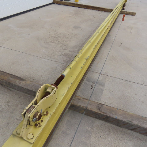 Abell-Howe 1/2 Ton Wall-Mount Overbraced Tie-Rod Jib Crane 244" Swing 226"Travel