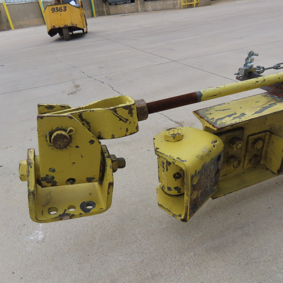 Abell-Howe 1/2 Ton Wall-Mount Overbraced Tie-Rod Jib Crane 244" Swing 226"Travel