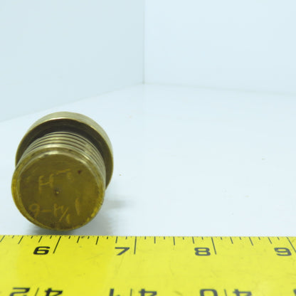 1" Round x 1-1/4"-6 Left Hand Bronze Shaft Extension Adapter 2.5" Long