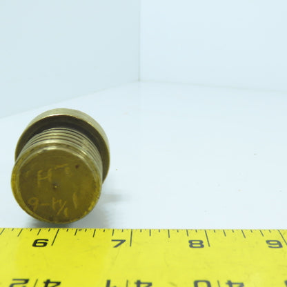 1" Round x 1-1/4"-6 Left Hand Bronze Shaft Extension Adapter 2.5" Long